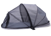 Portabile all'aperto facile pieghevole 40X41X82CM Ventilazione Nylon Mesh Cozy Dog Tent Nero Cute Pet Shelter fornitore